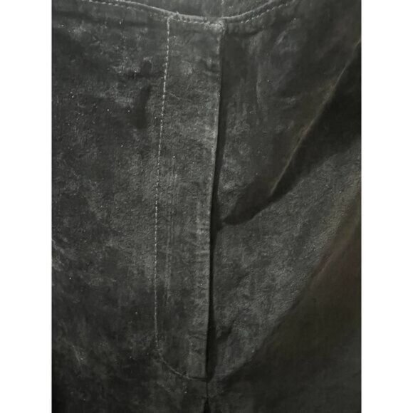 WILLI SMITH COLLECTION‎ Black Suede Pants Women’s Size 12 - Picture 3 of 5
